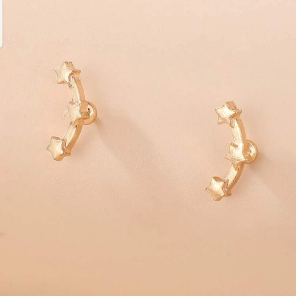 *Jocelyn* Star Crawler Earrings - Picture 4 of 4